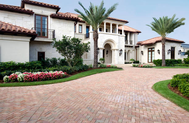 Cobblestone Driveway Pavers in Mount Hore, WI